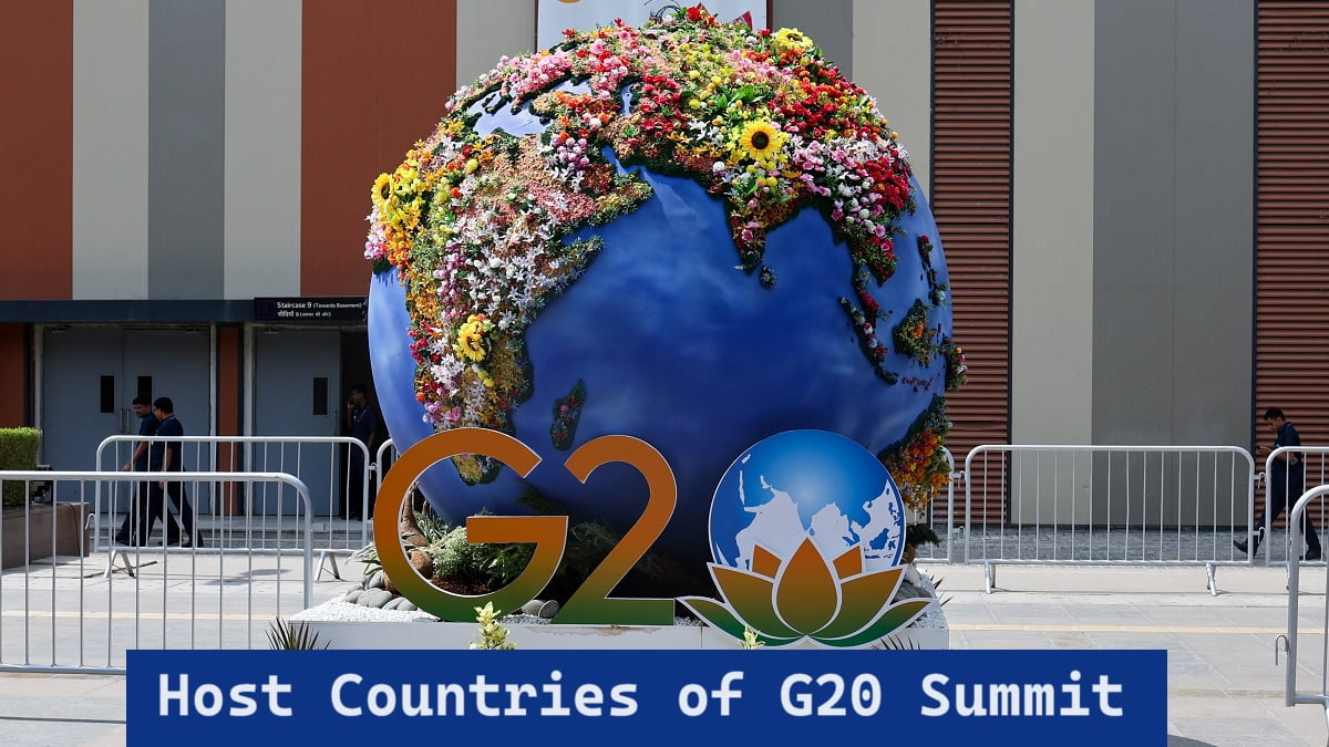 G20 Summit भविष्य में जी20 की मेजबानी, देश वर्ष और जगह की सूचि, जानें